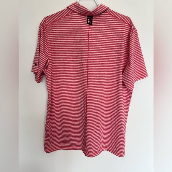 Nike Dri fit Red Striped Men's Polo Shirt size medium - Picture 5 of 5